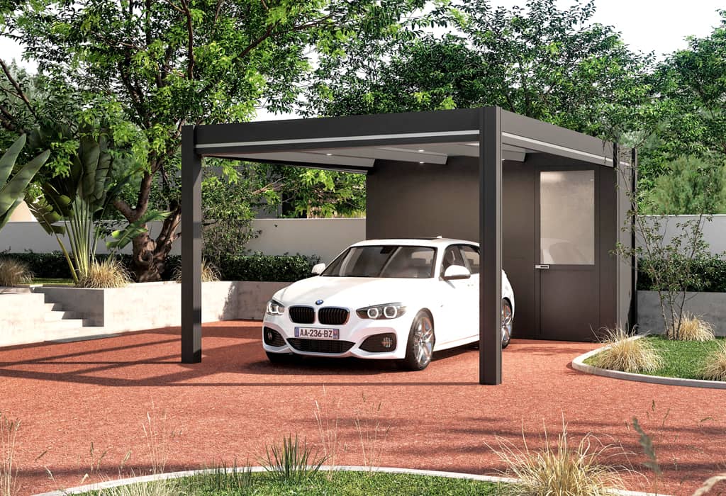 Carport avec Box de rangement Makobox Outdoor Design Alsace Carport avec Box de rangement Makobox Outdoor Design Alsace